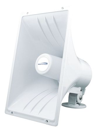 Speco Technologies PA Weatherproof Speaker, Horn, 40W, ABS SPC40RP