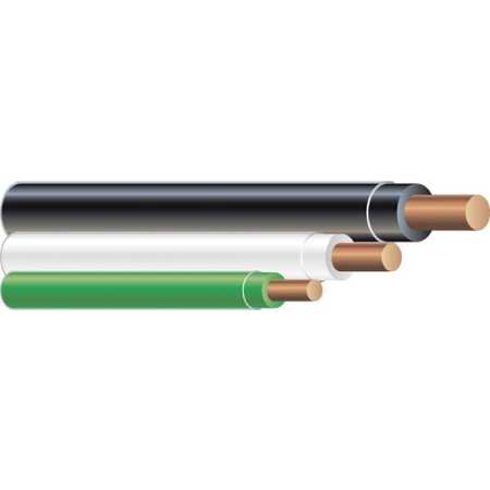 SOUTHWIRE Building Wire, THHN, 12 AWG, 350 ft, Black/Green/White, Nylon Jacket, PVC Insulation 58389703