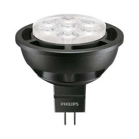 Signify LED Lamp, MR16, 6.5W, 2700K, 25deg., GU5.3 6.5MR16/F25/2700-2200 DIM 12V