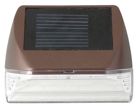 Moonrays LED Mini Deck Light, Outdoor, Solar, Bronze 95028
