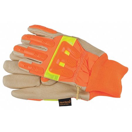 KINCO Hi-Vis Cold Protection Gloves, HeatKeep Lining, 2XL 1938KWA-XXL