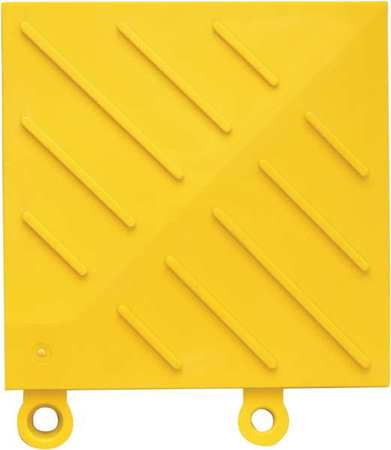 NOTRAX Ramp Inside Corner, PVC, 6 in Long x 6 in Wide, 1 in Thick, 4 PK 620K0066YL