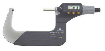 TESA BROWN & SHARPE Outside Micrometer, 3 to 4"/75 to 100mm, Resolution: 0.00005"/0.001mm 06030033