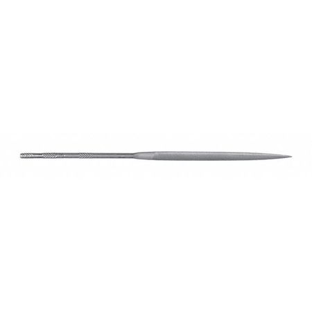 SIMONDS Round Handle Needle File, #0, 4inL 83471000