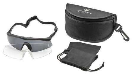REVISION MILITARY Safety Glasses, Interchangeable Lenses Anti-Fog, Scratch-Resistant 4-0076-0720