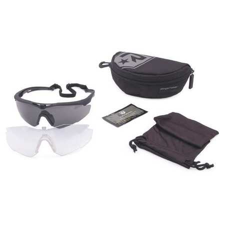 REVISION MILITARY Ballistic Safety Glasses, Interchangeable Lenses Anti-Fog, Scratch-Resistant 4-0152-0001