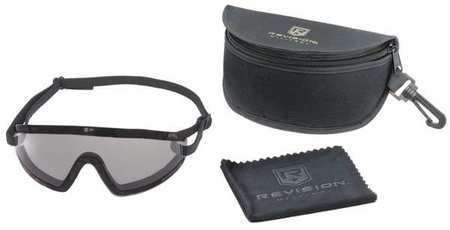 REVISION MILITARY Safety Goggles, Smoke Anti-Fog, Scratch-Resistant Lens 4-0703-9101