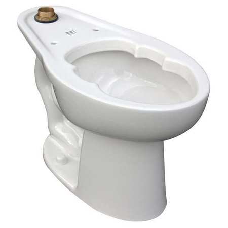 AMERICAN STANDARD Toilet Bowl, 1.1 to 1.6 gpf, Flush Valve, Floor Mount, Elongated, White 3462001.020