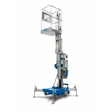 Genie Aerial Work Platform, No Drive, 350 lb Load Capacity, 6 ft 6 in Max. Work Height AWP-25S DC
