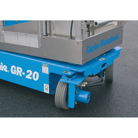 Genie Runabout Electric Aerial Work Platform, Yes Drive, 500 lb Load Capacity, 5 ft 2 in Max. Work Height GR-12