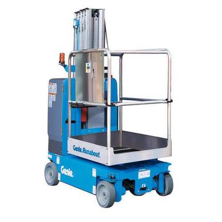 GENIE Runabout Electric Aerial Work Platform, Yes Drive, 500 lb Load Capacity, 5 ft 2 in Max. Work Height GR-15