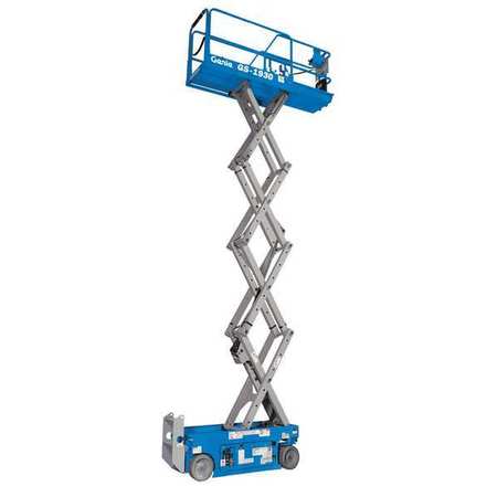 Genie Electric Scissor Lift, Yes Drive, 500 lb Load Capacity, 6 ft 7 in Max. Work Height GS-1930
