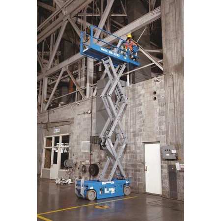 Genie Electric Scissor Lift, Yes Drive, 800 lb Load Capacity, 6 ft 8 in Max. Work Height GS-2032