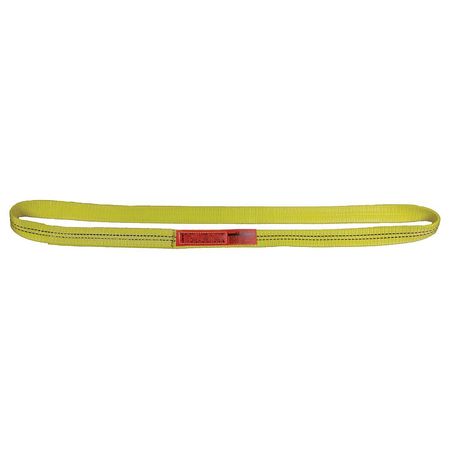 LIFT-ALL Web Sling, Endless, 6 ft L, 2 in W, Nylon, Yellow EN1102NX6