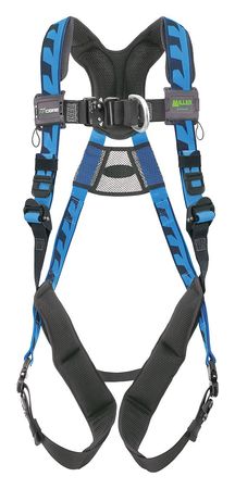 HONEYWELL MILLER Full Body Harness, S/M, Polyester AAF-QCSMB