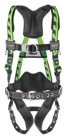 HONEYWELL MILLER Full Body Harness, L/XL, Polyester ACF-TBBDPUG