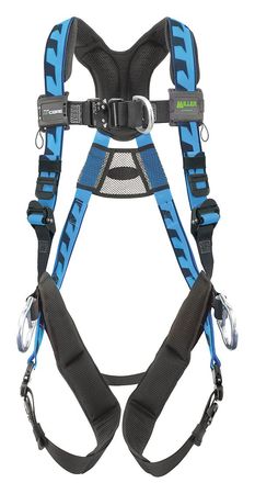 HONEYWELL MILLER Full Body Harness, 2XL/3XL, Polyester AAF-QCD23XB