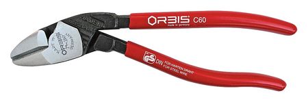 ORBIS 7 in High Leverage Diagonal Cutting Plier Standard Cut Uninsulated 9O 21-180 SBA