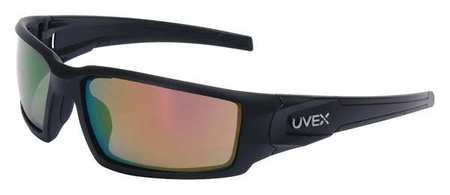 Honeywell Uvex Safety Glasses, Red Mirror Polarized S2944