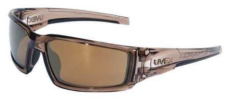 Honeywell Uvex Safety Glasses, Amber Anti-Fog, Anti-Scratch, Polarized S2964