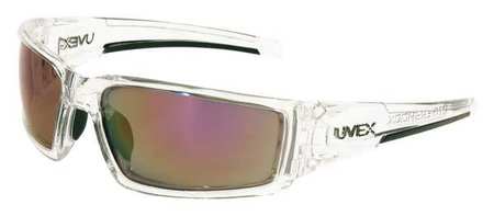 Honeywell Uvex Safety Glasses, Red Mirror Polarized S2974
