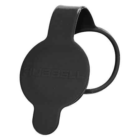 HUBBELL 20a Watertight Replacement Caps, Black HBL50W52BK