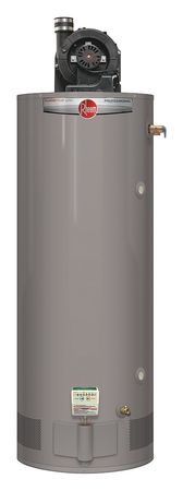 Rheem Natural Gas Residential Gas Water Heater, 75 gal., 110vac, 75,100 BtuH PRO+G75-76N RH PV