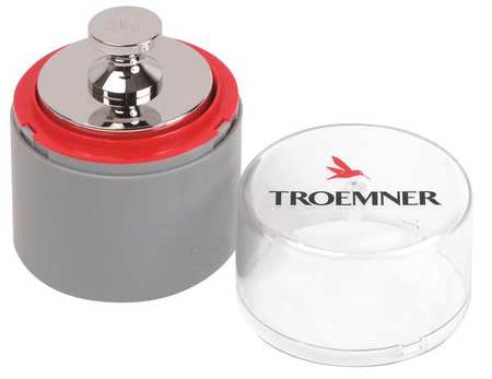 TROEMNER Precision Weight, 2kg, Class 1, Traceable 7012-1T