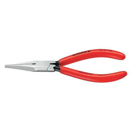 KNIPEX 5-1/4" Relay Adjusting Pliers, Plastic Grip 32 21 135