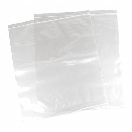 RELOC ZIPPIT Reclosable Poly Bag 4-MIL, 18"x 20", Clear 4R1820