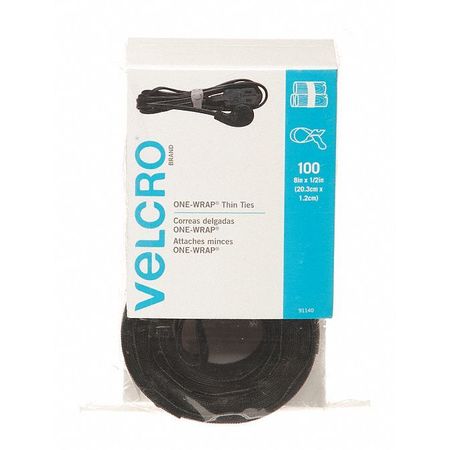 VELCRO Brand ONE-WRAP Cable Ties, 100Pk