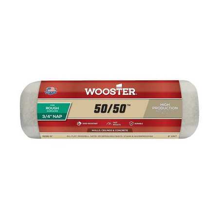 Wooster 9" Paint Roller Cover, 3/4" Nap, Knit Lambswool/Polyester R296-9