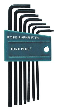 WIHA 7 Piece Torx? L-Shape Torx?lus Key Set, 36690 36690