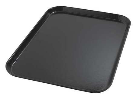 DINEX Tray, Flat, 18in.L x 14in.W, Onyx, PK12 DX1089I03