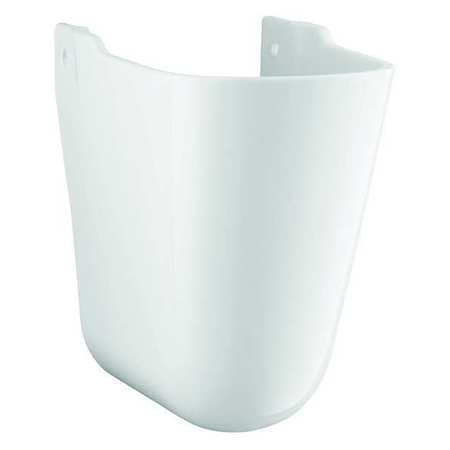 ZURN Lavatory Sink, Wall Mount, Plastic White, Bowl Size 16" Z5320-PED