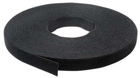Velcro Brand Reclosable Fastener, No Adhesive, 75 ft, 1/2 in Wd, Black 151492