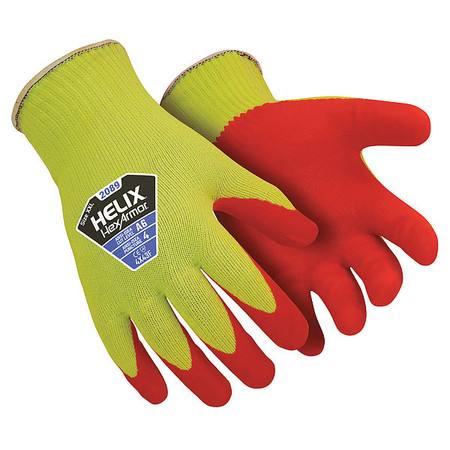 Hexarmor Hi-Vis Cut Resistant Coated Gloves, A6 Cut Level, Foam Nitrile, 2XL, 1 PR 2089-XXL (11)