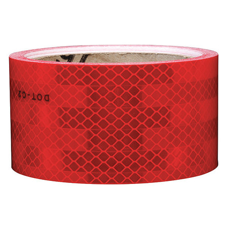 3M Reflective Tape, Red, 3 in. W 983-72 ES