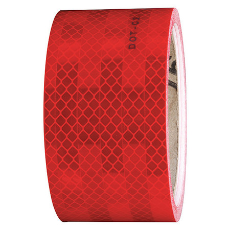 3M Reflective Tape, Red, 4 in. W 983-72 ES