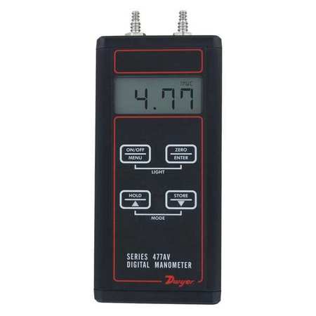 DWYER INSTRUMENTS Manometer Kit, Digital, 20.00 psi 477AV-5