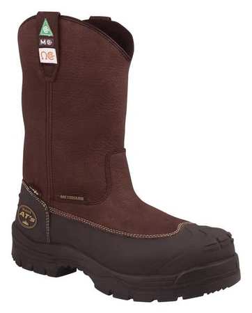 OLIVER BY HONEYWELL Size 11 Men's Wellington Boot Steel Work Boot, Brown 65396-BRN