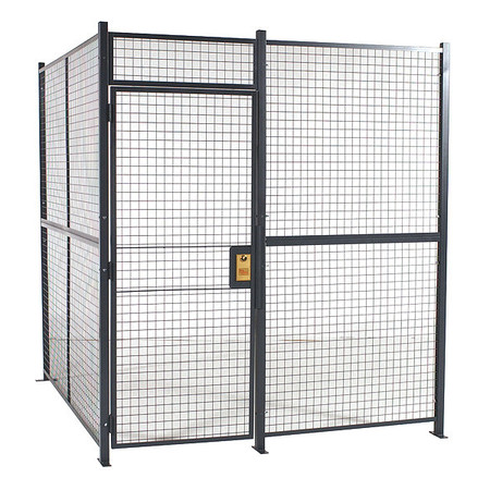 RAPIDWIRE Welded Partition Cage, 8 ft. 4inW, 4 Sided 810104W