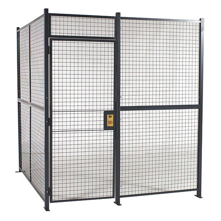 Rapidwire Welded Partition Cage, 10ft. 4inD, 2 Sided 81082W