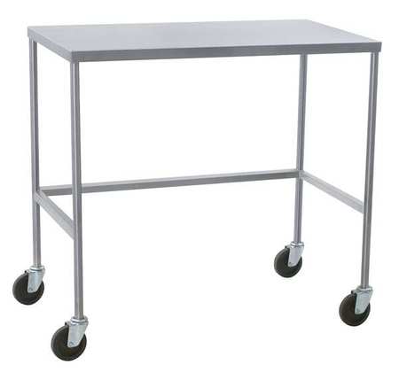 EAGLE GROUP Mobile Instrument Table, SS, 20x16x34 ITT1620