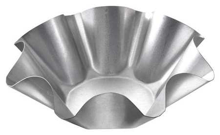 CHICAGO METALLIC Tortilla Shell Pan, 9-1/8 In, Alum Steel 46990