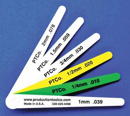 ASSEMBLY TOOL Feeler Gauge, 0.236 In Thick, 4 In L Blade L - 612