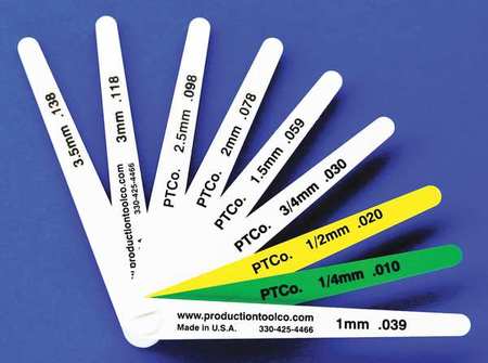 ASSEMBLY TOOL Feeler Gauge, 0.59 In Thick, 4 In L Blade L - 912