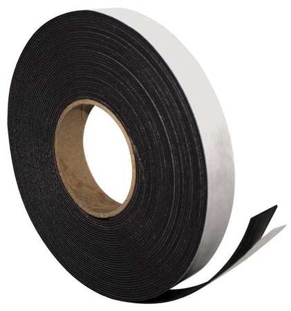 MAGNA VISUAL Adhesive Magnetic Strip, 50ft L x 1in W P-240P