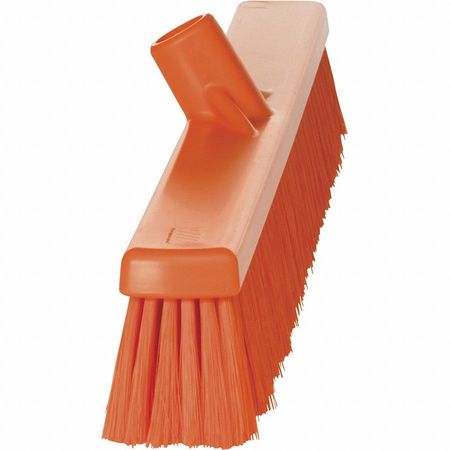 Vikan 24 in Sweep Face Broom Head, Soft, Synthetic, Orange 31997
