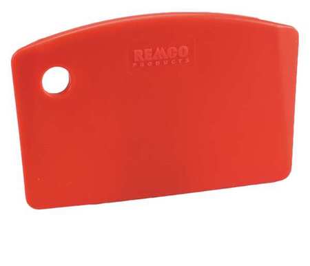 Remco Mini Bench Scraper, 5-1/2 x 3-1/2 in, Red 69594